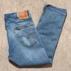 Levis Jeans Mens Size 38x30 Blue Workwear Fit Pants Denim Durable Heavy Duty USA
